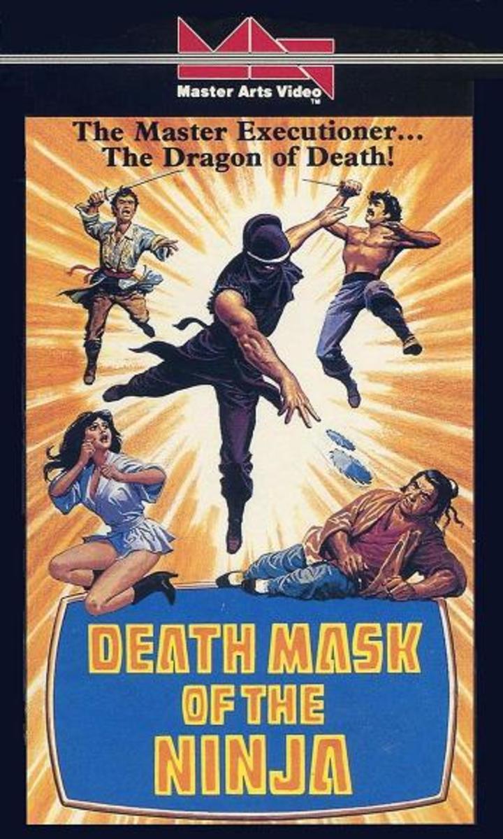 Death Mask of the Ninja was really Shaolin Prince aka. Iron Fingers of Death, a Shaw Brothers movie that Master Arts released without Shaw Brothers permission. The art on the box has nothing to do with the film inside ( which also has no ninjas ).