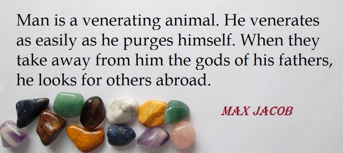 Quote about veneration by Max Jacob