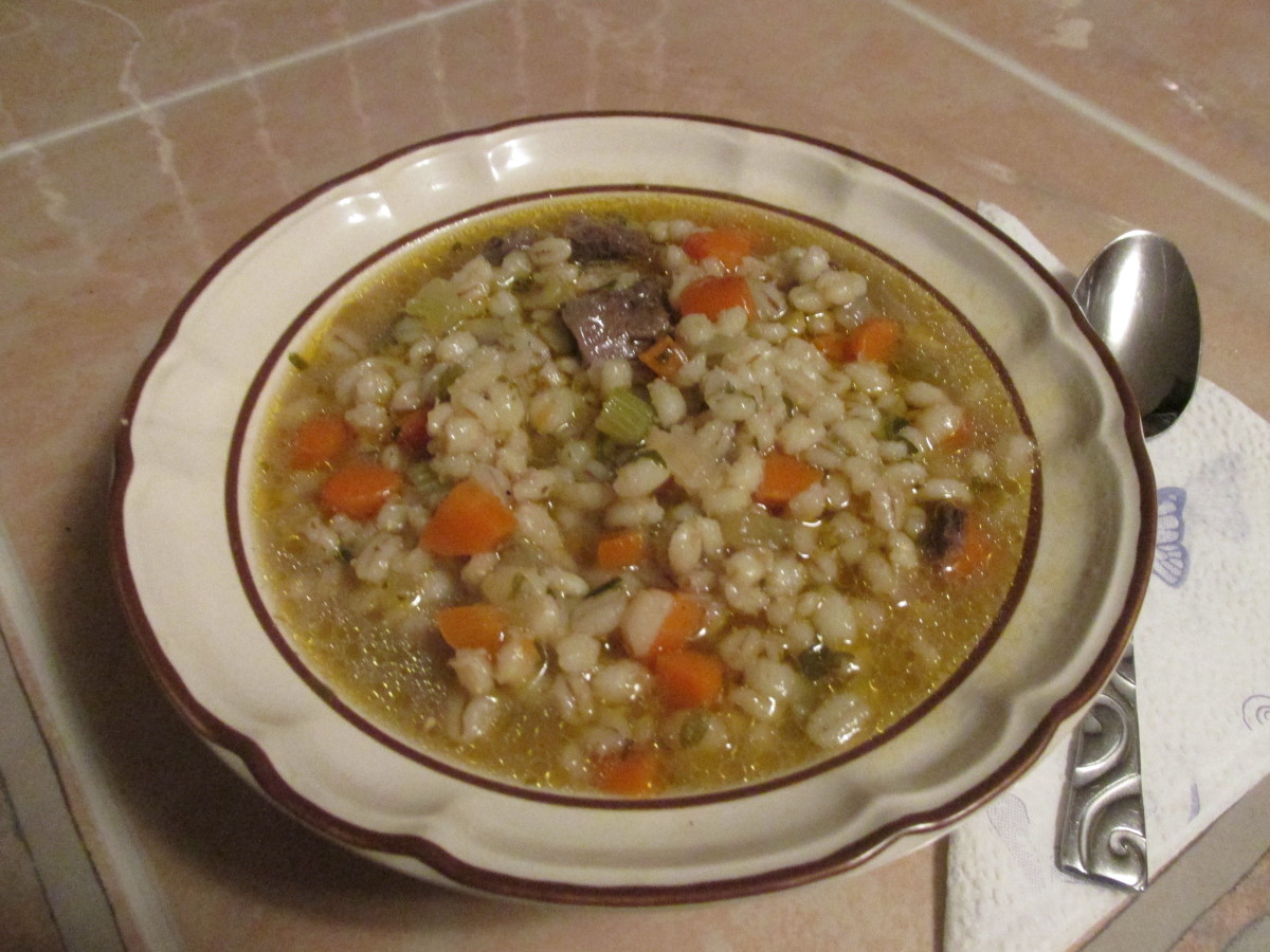 Thick and Hearty Beef Barley Soup