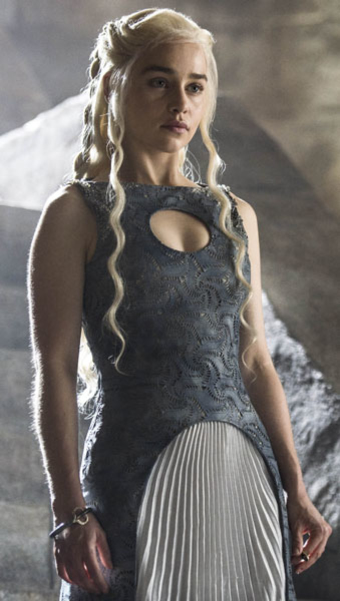 Emilia Clarke as Daenerys Targaryen 