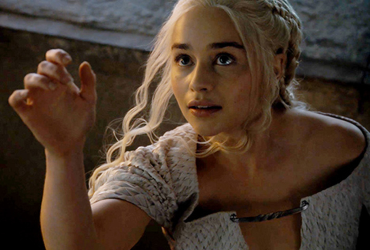 Emilia Clarke as Daenerys Targaryen 