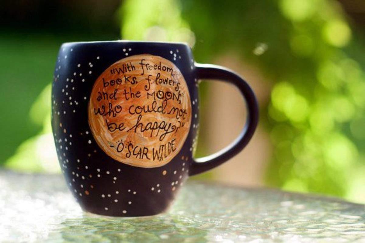 Oscar Wilde quote mug