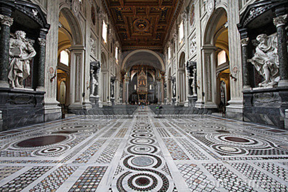Interior of ST.John Lateran Church