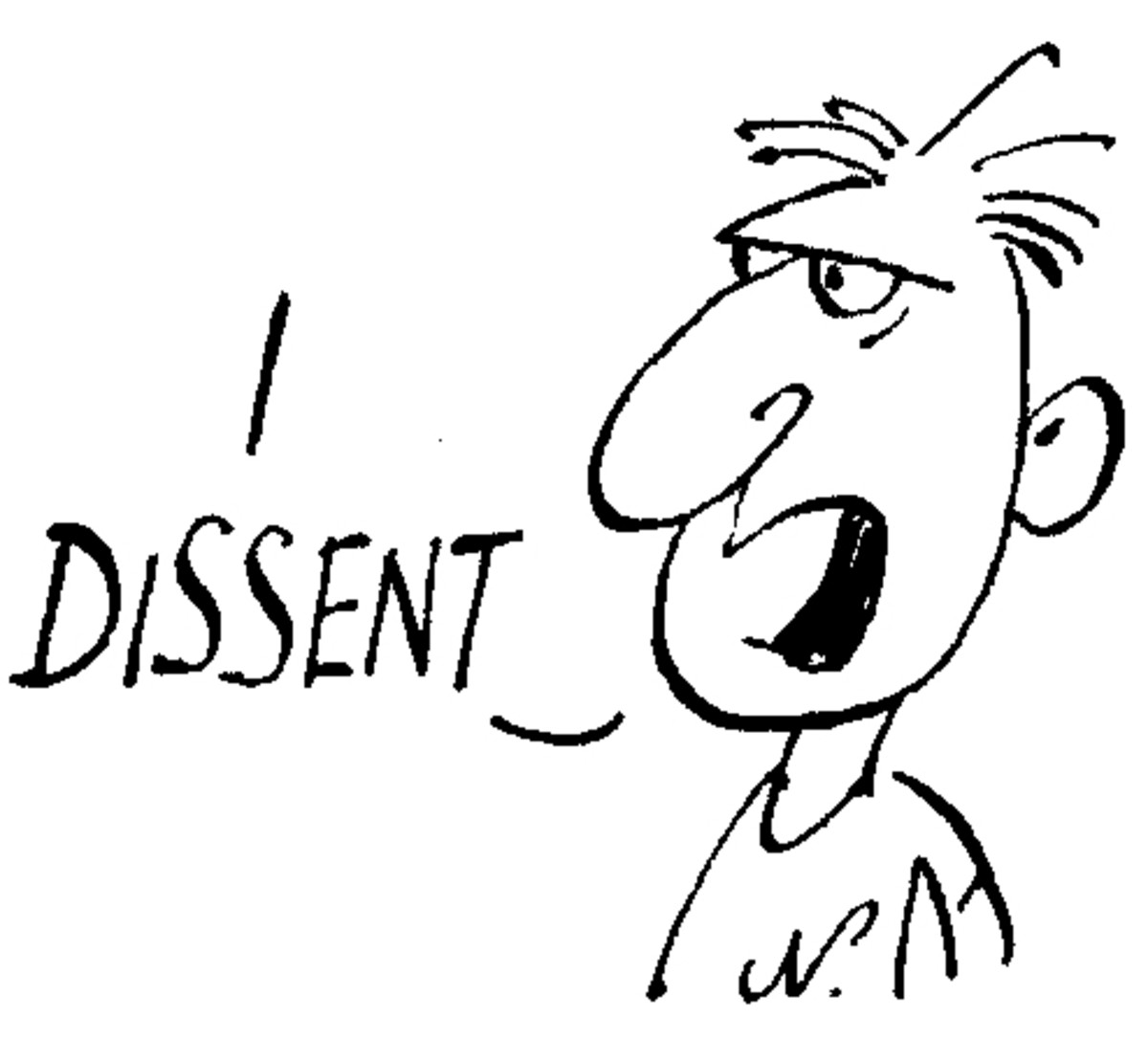 what does dissenting mean
