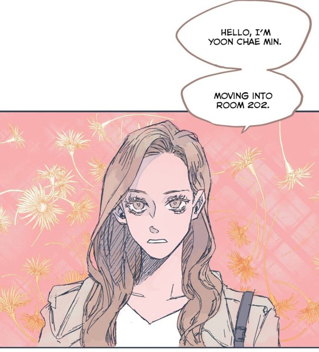 Yoon Chae Min's first appearance in the manhwa