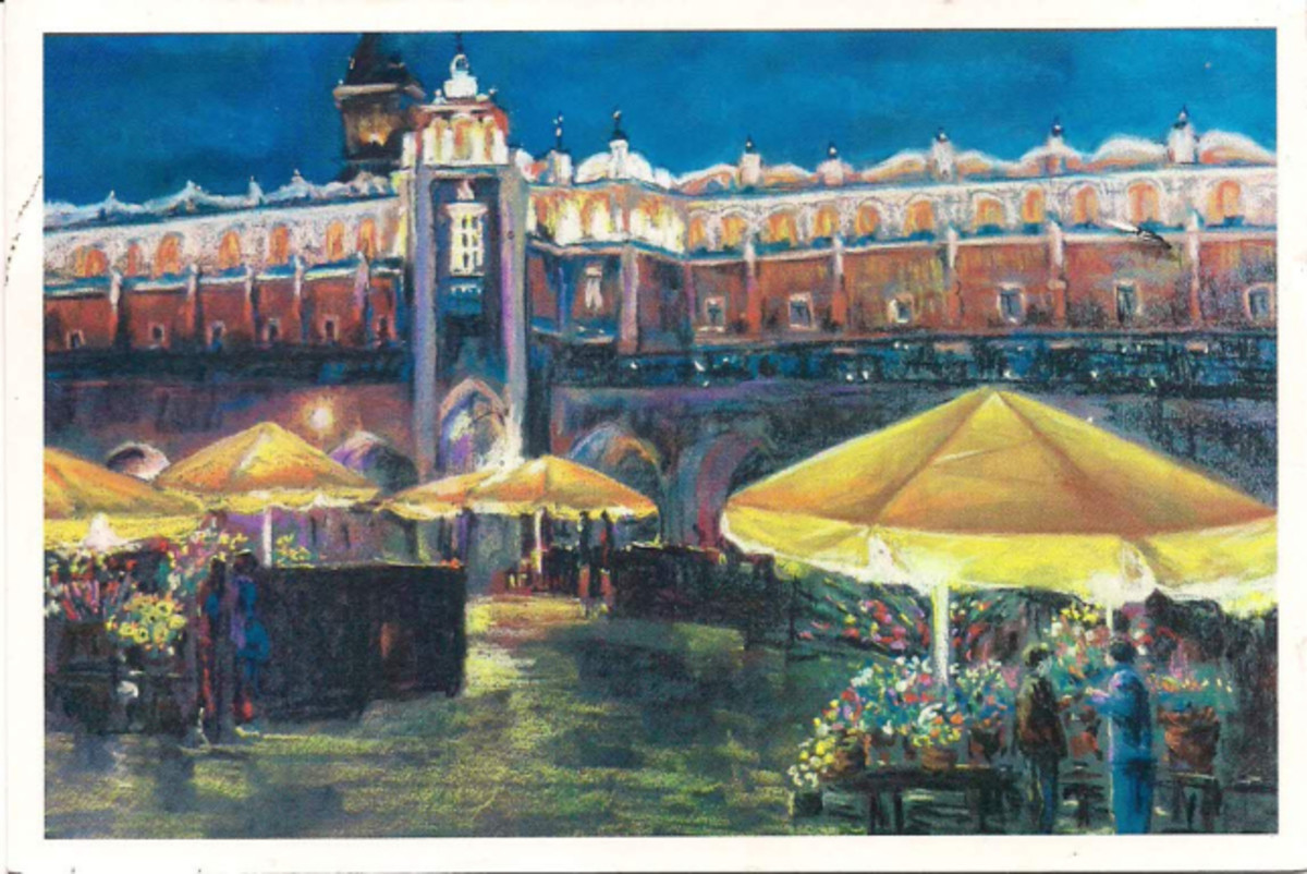 User DreamsChiu's own painting made into a self-printed postcard. I think it's a rare postcard.