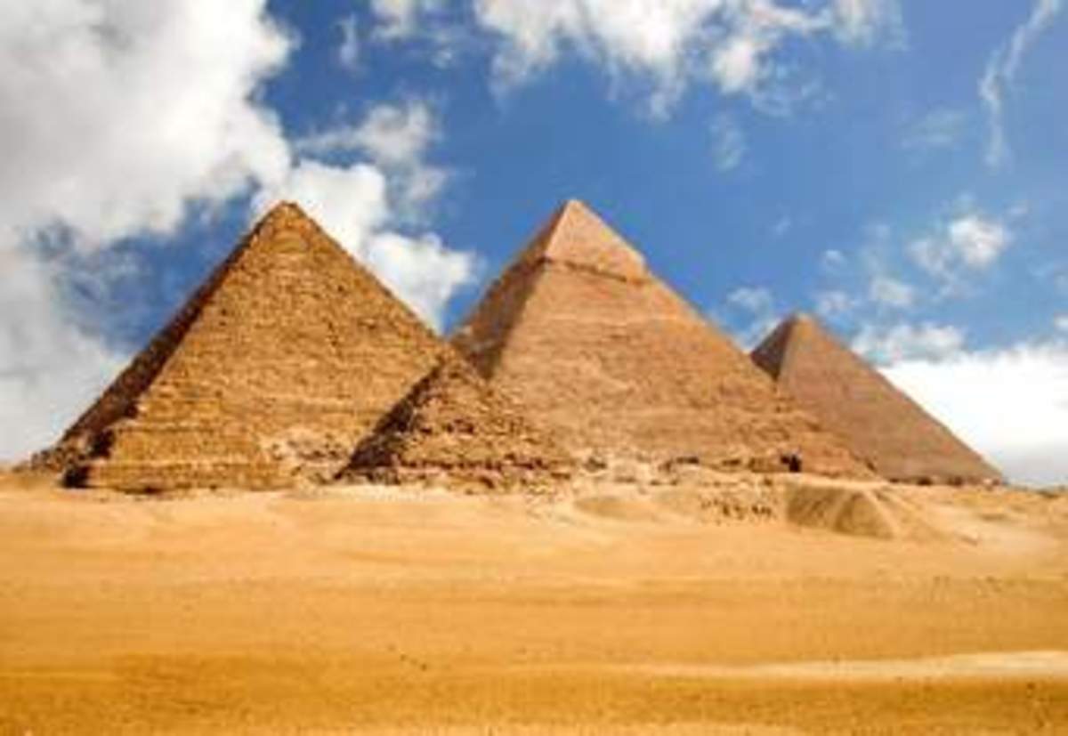 The pyramids in Egypt, could be one of the oldest monuments, that mankind has built because of their religious beliefs.   