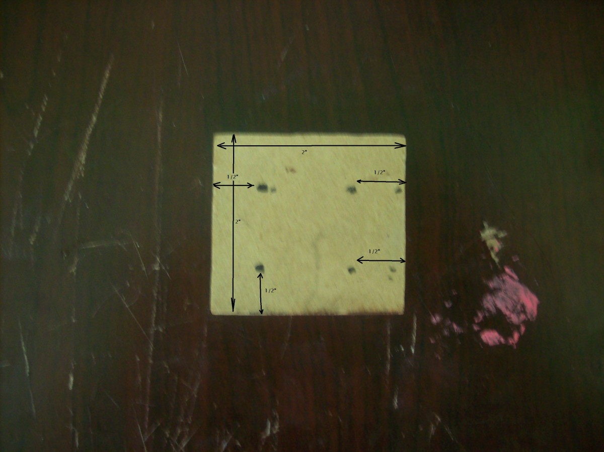 Drill holes are with a 5/32 bit which makes the skewers twist in snugly.