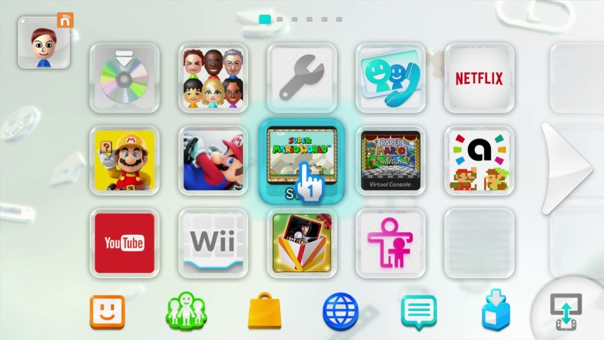 Wii U menu