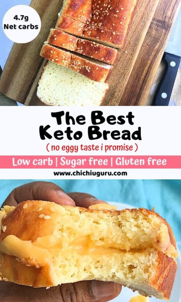 This low-carb bread made with fathead dough comes from Chi Chi Uguru.