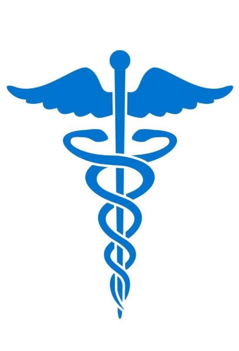 Caduceus, the symbol of Greek God of Medicine, Asclepius has two snakes 