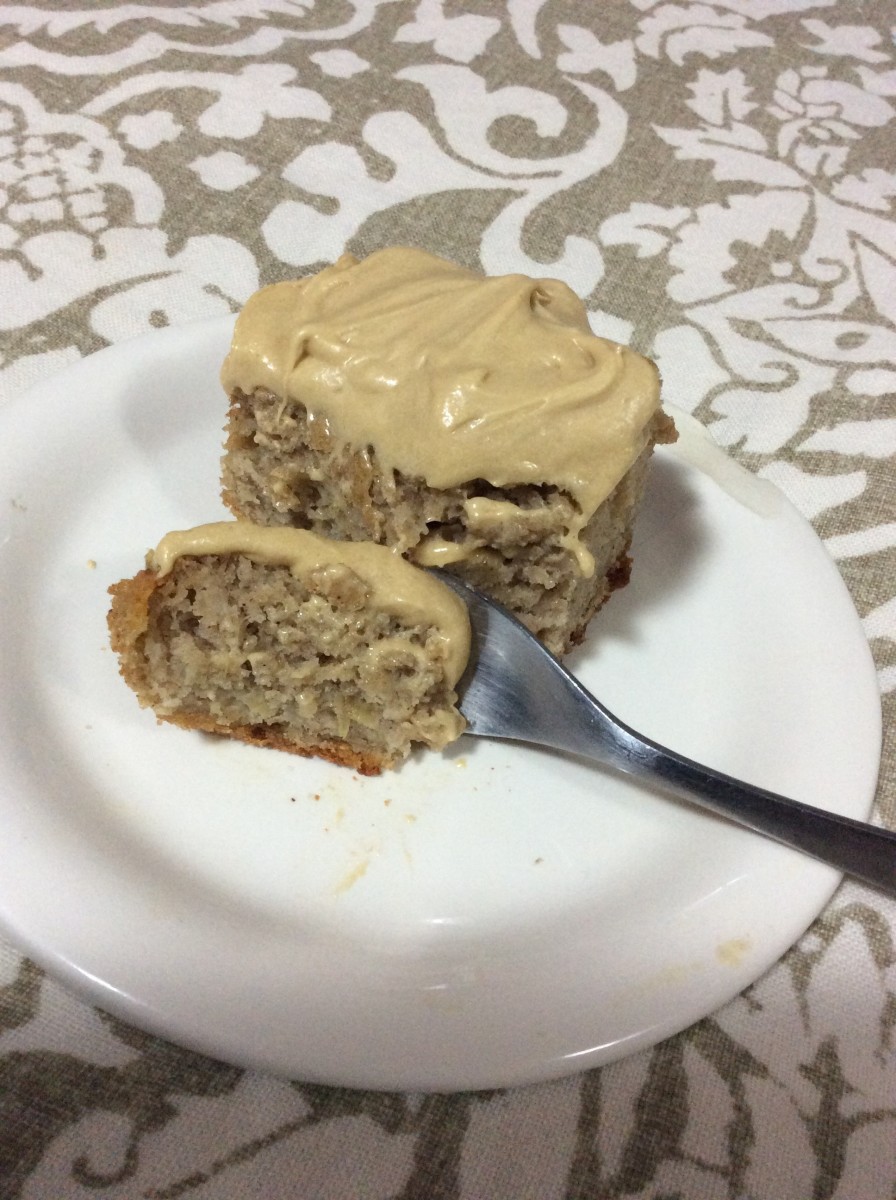 High Altitude Apple Cake With Maple Cream Cheese Frosting