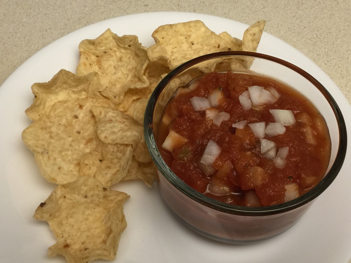 I use On the Border salsa, which has a nice cilantro taste, and add chopped Texas Sweet onions