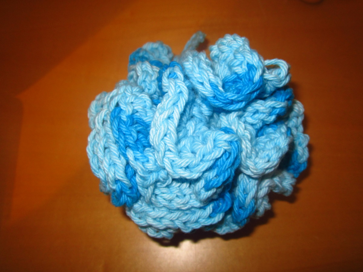 Crochet Pouf/Loofah
