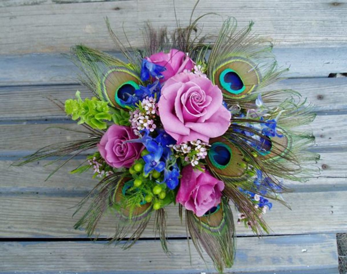 Whimsical Feather Bouquets for Nature Lovers