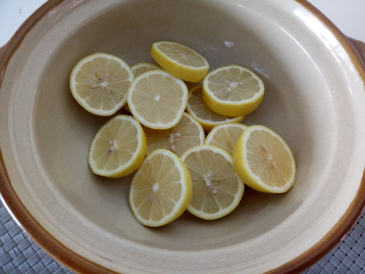 Sliced Lemons.
