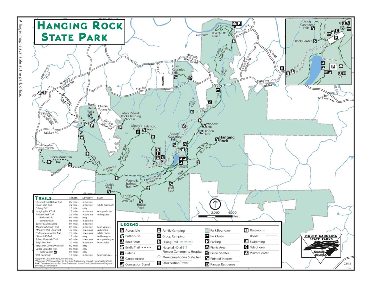 Hanging Rock State Park North Carolina Trail Maps And Tips Skyaboveus 6454