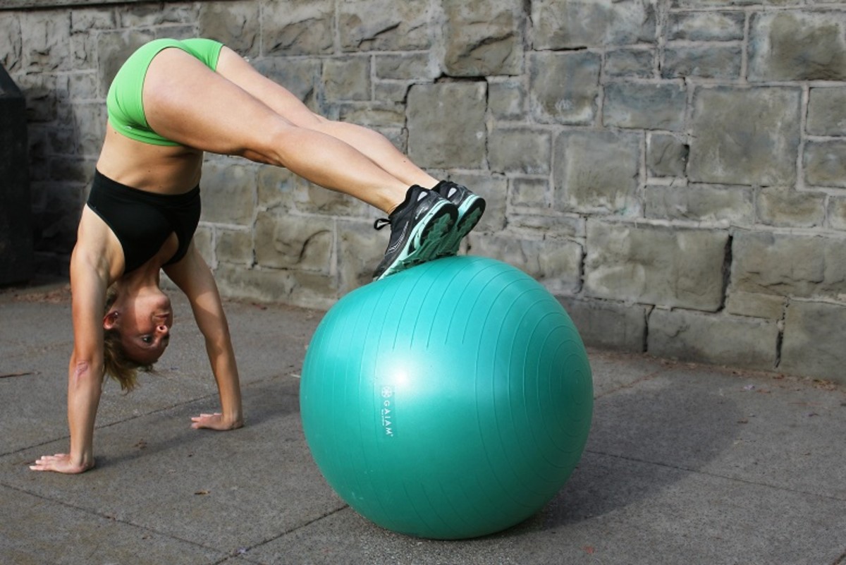 Exercise Charts for Stability Ball (Balance Ball, Swiss Ball) and Bosu