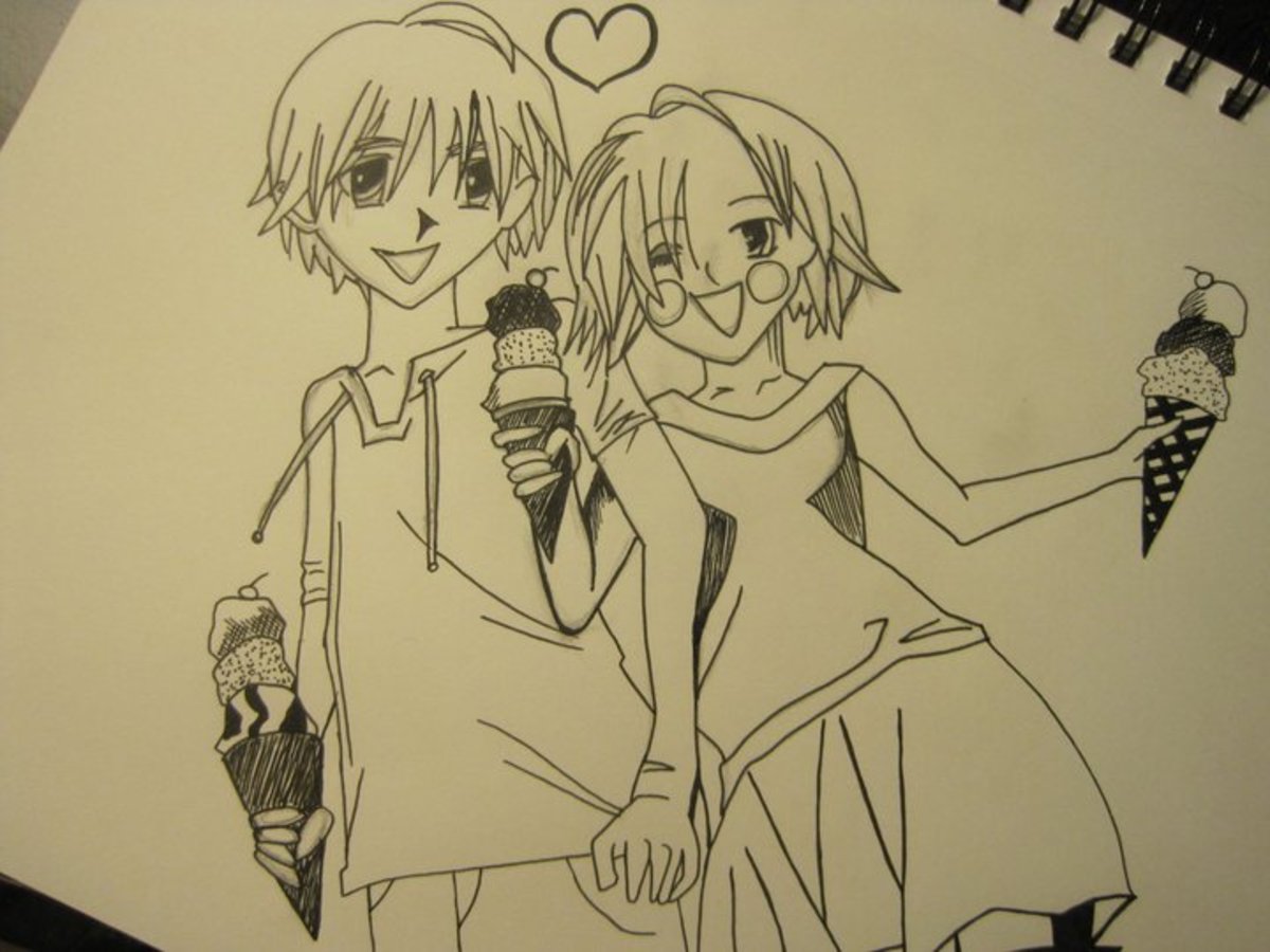 Anime drawing I did in ... 2009 or 2010
