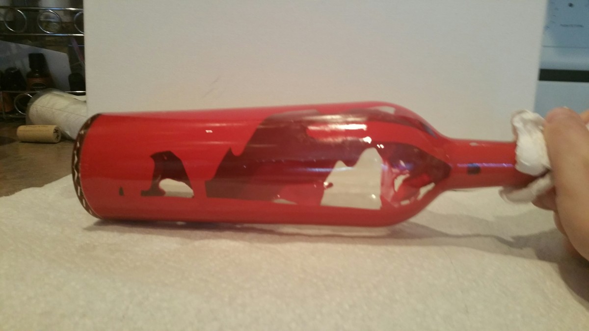 DIY Painted Wine Bottles How to Paint Wine Bottles in 5 Minutes HubPages