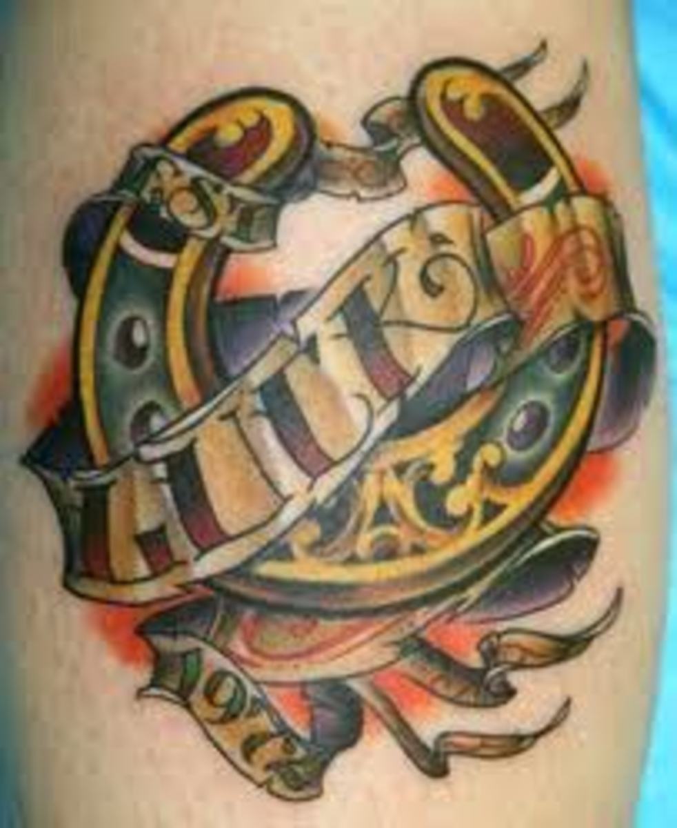Horseshoe Tattoo Designs, Ideas, And Meanings; Horseshoe Tattoo Pictures -  HubPages