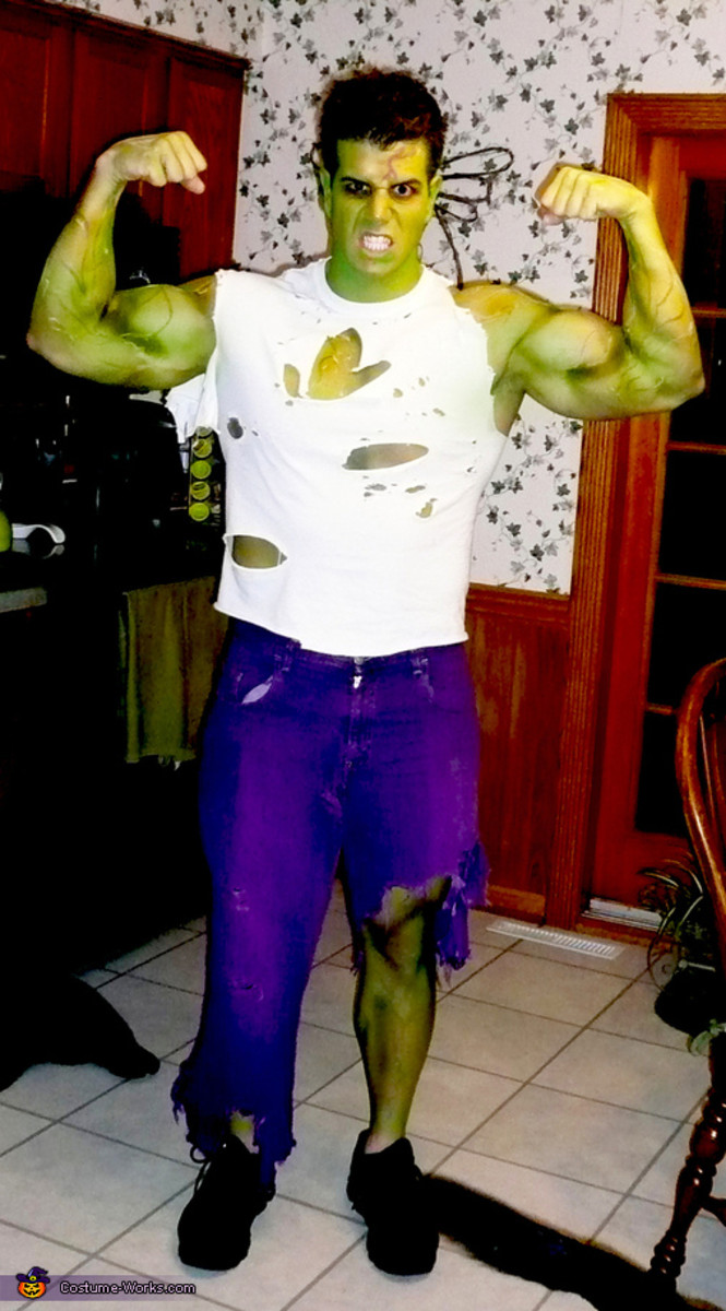 Homemade Hulk Costume