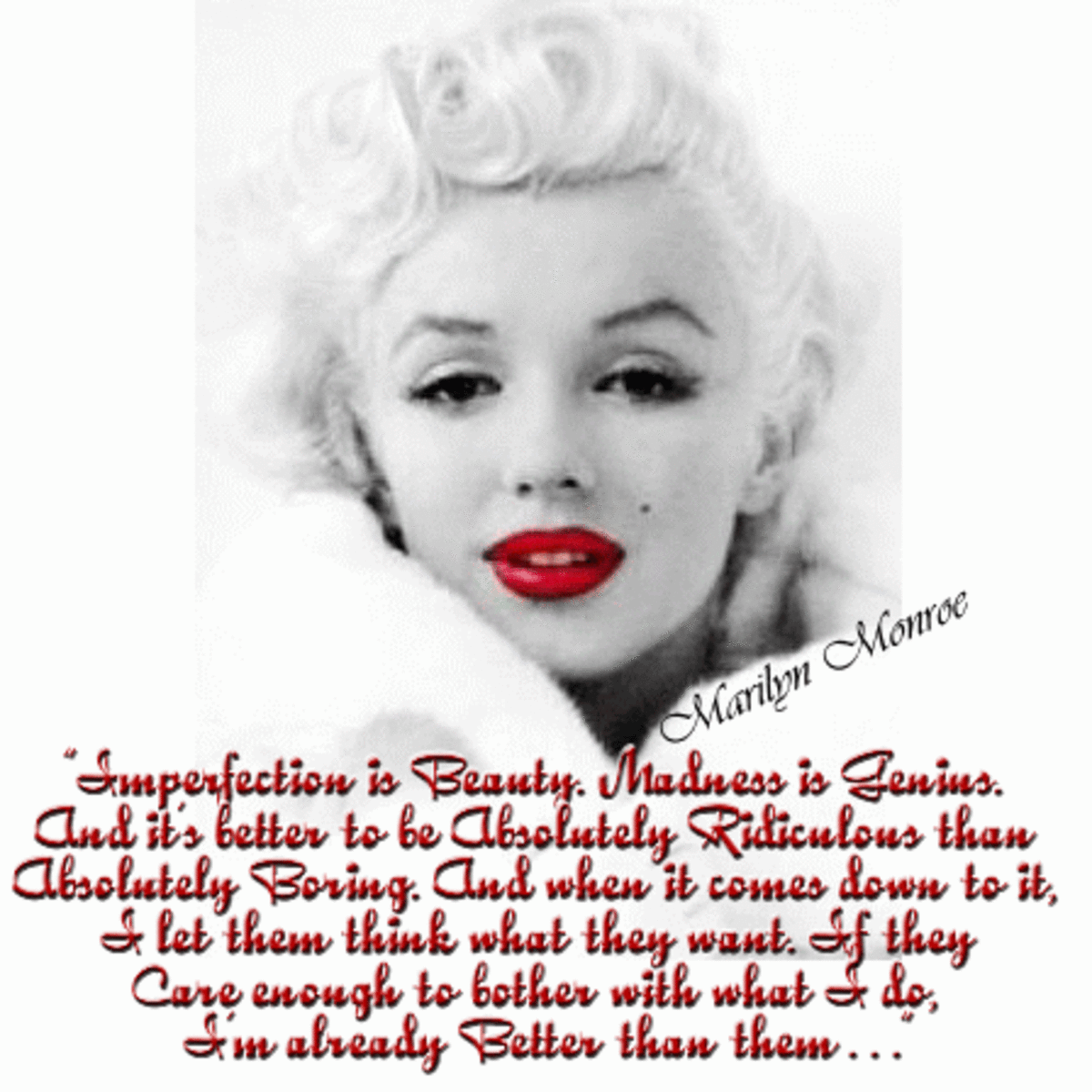 Marilyn Monroe and Aspergers Syndrome?