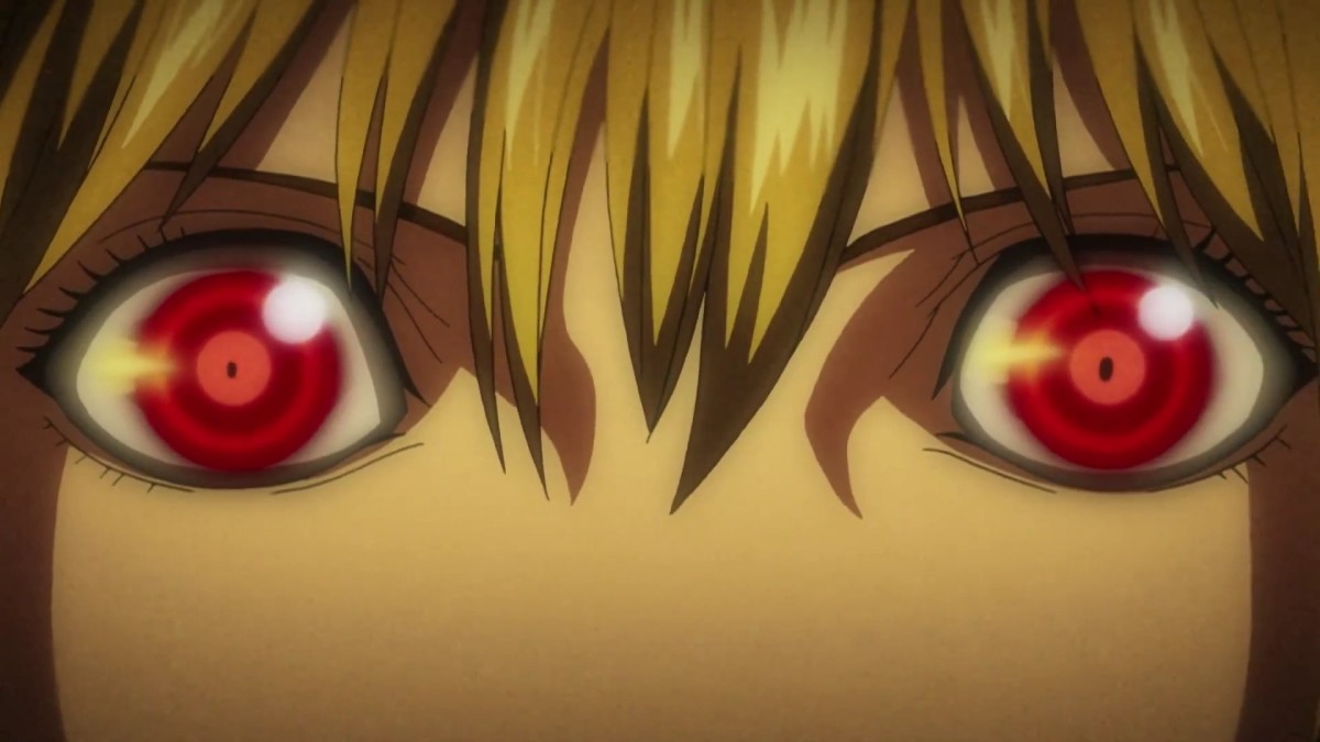 Misa uses her Shinigami Eyes, showing her the true name and lifespan of her target.