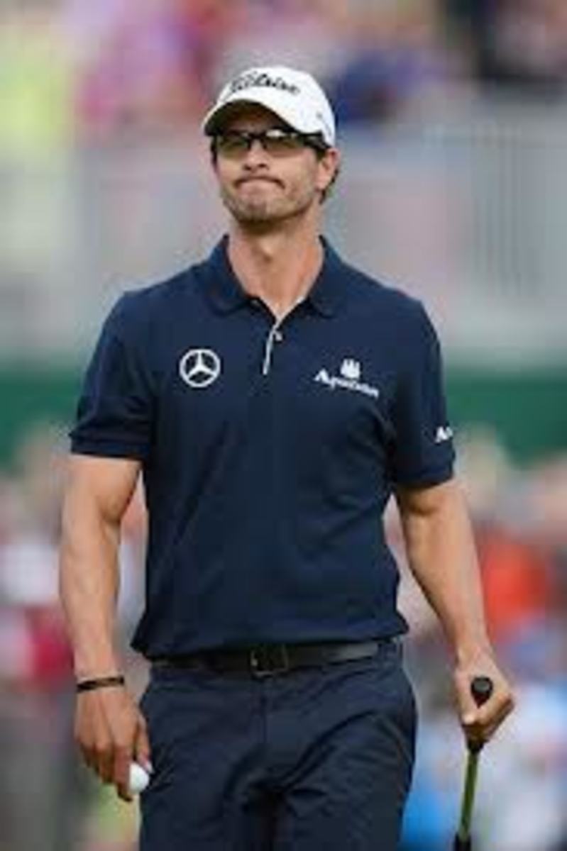 Adam Scott visibly exudes confidence as he separates himself from the field in the British Open Championship of 2012. The Williams program has taken effect.