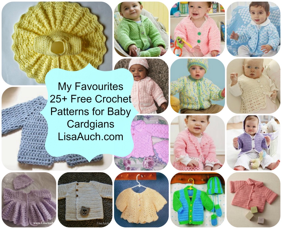 Free Crochet Patterns for Baby Cardigans