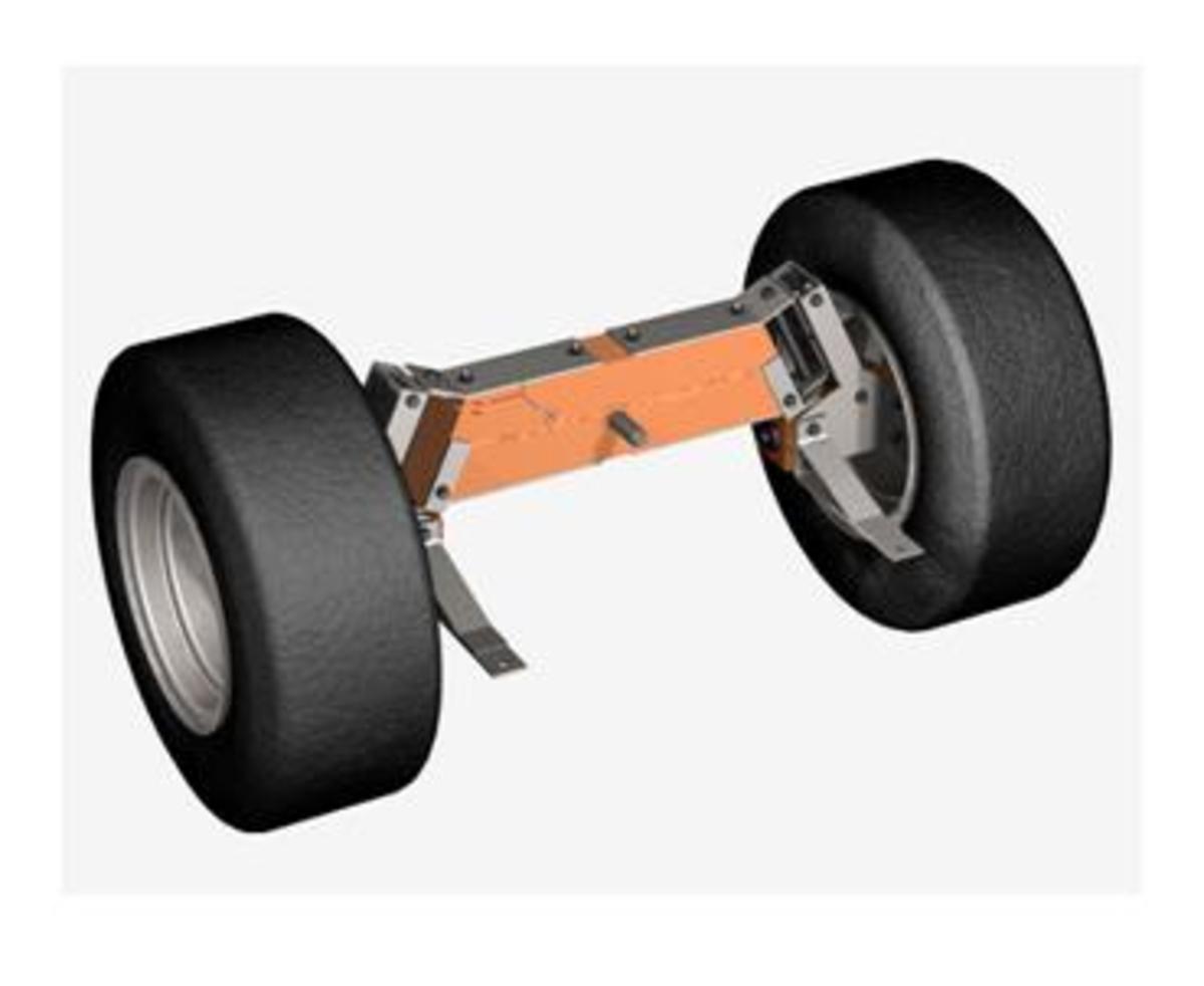 This style wheel and axle multiplies speed in a horizontal direction/