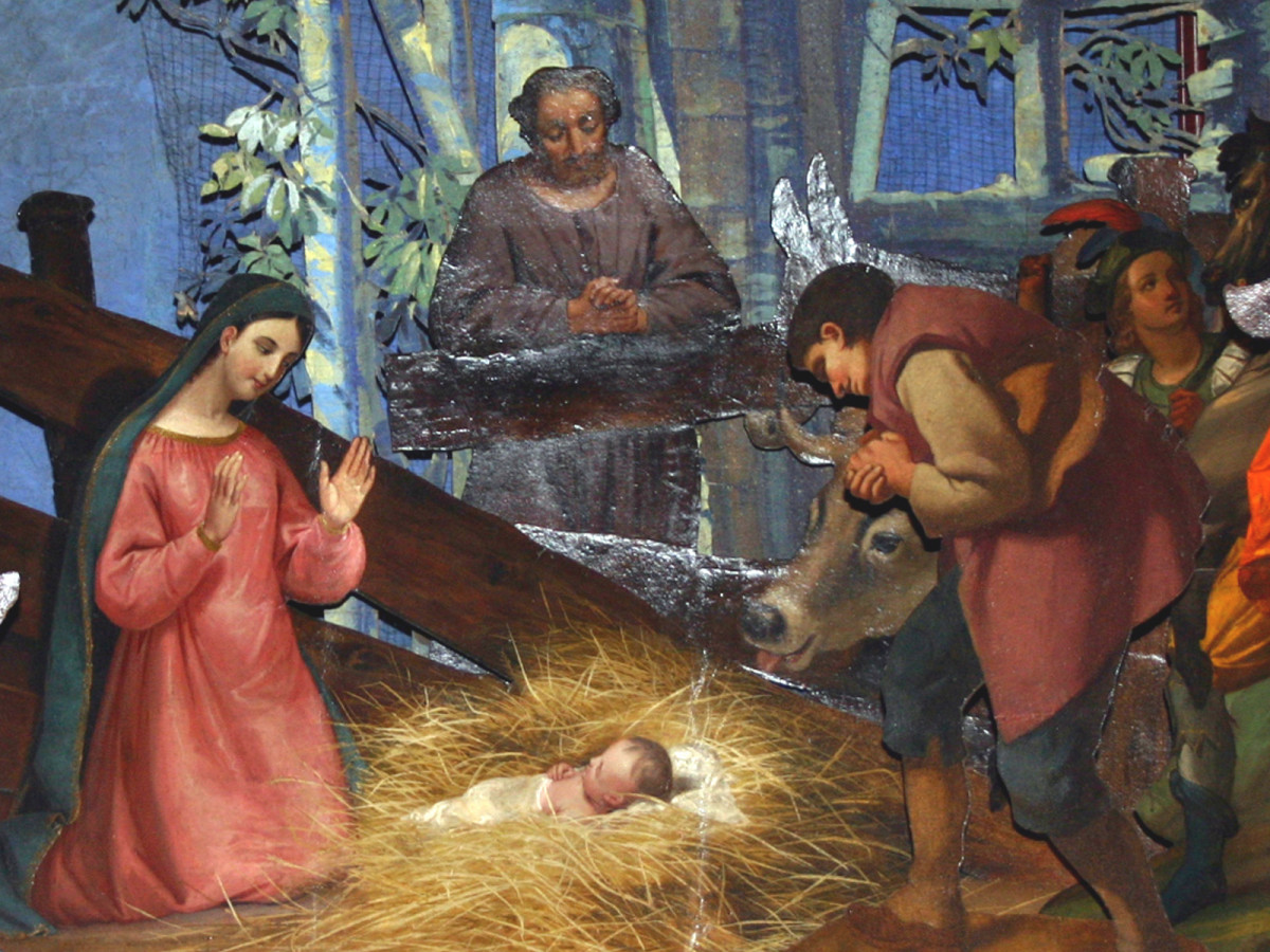 christmas nativity desktop background