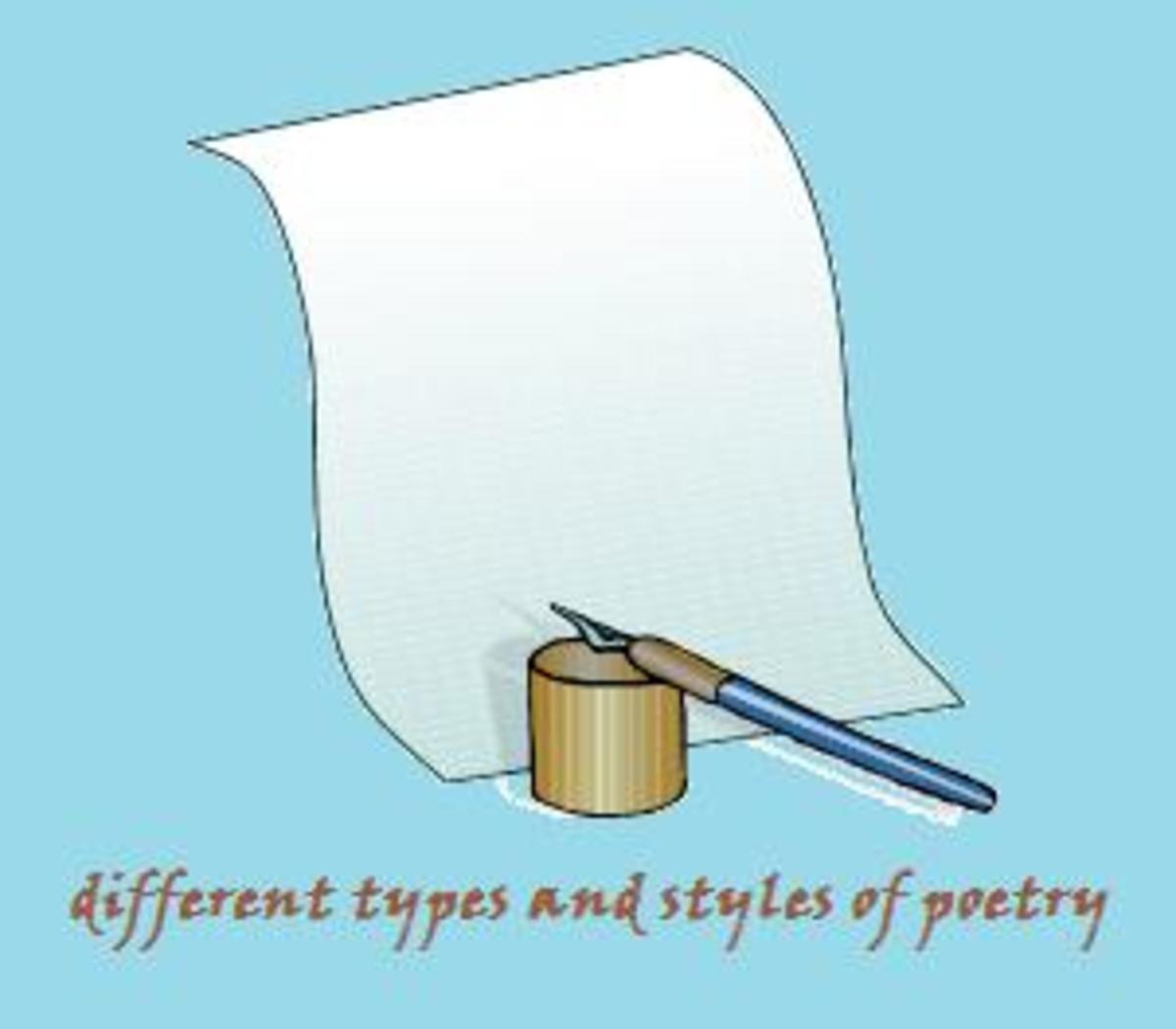 different forms and styles of poetry