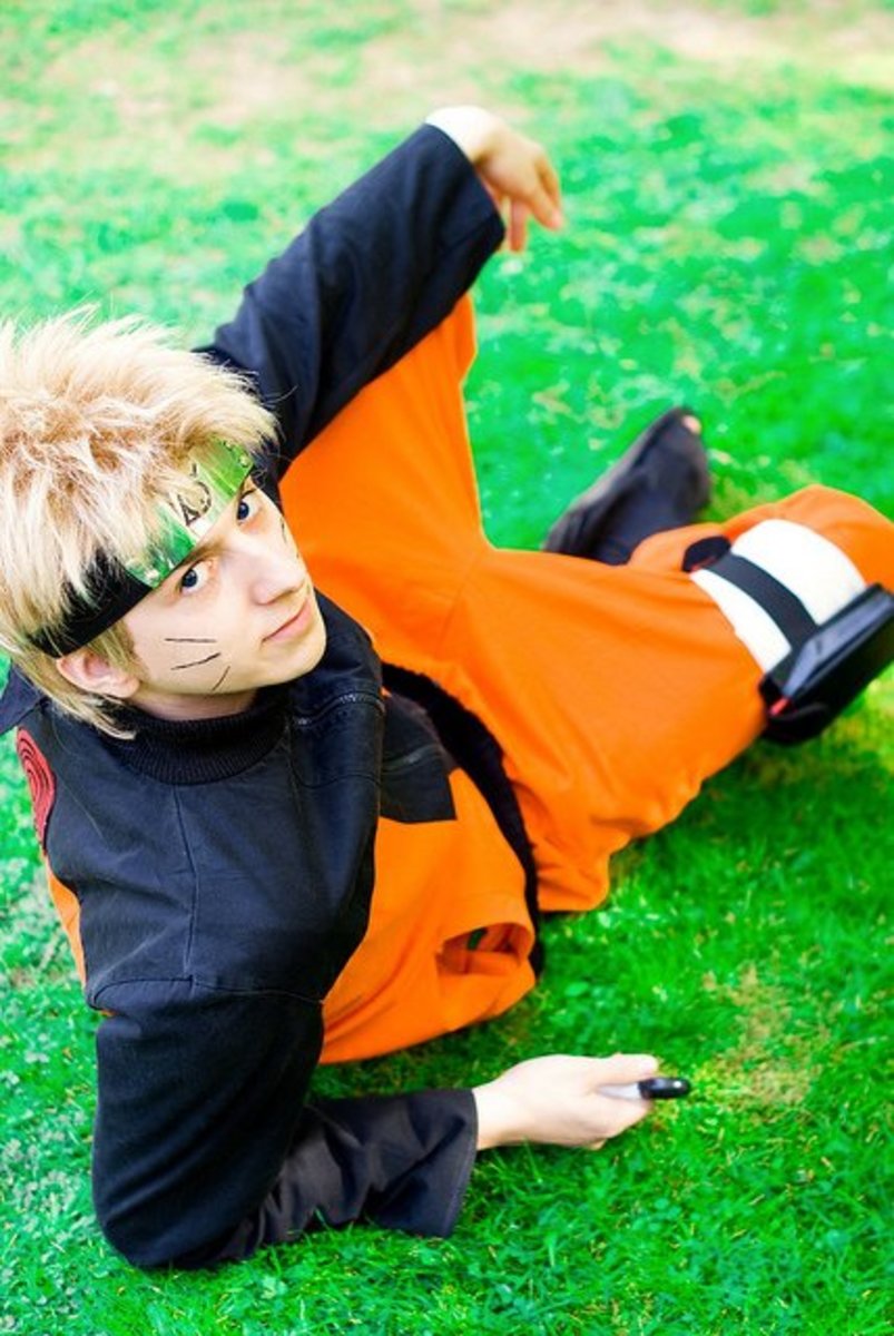 Naruto is a popular anime to cosplay from.