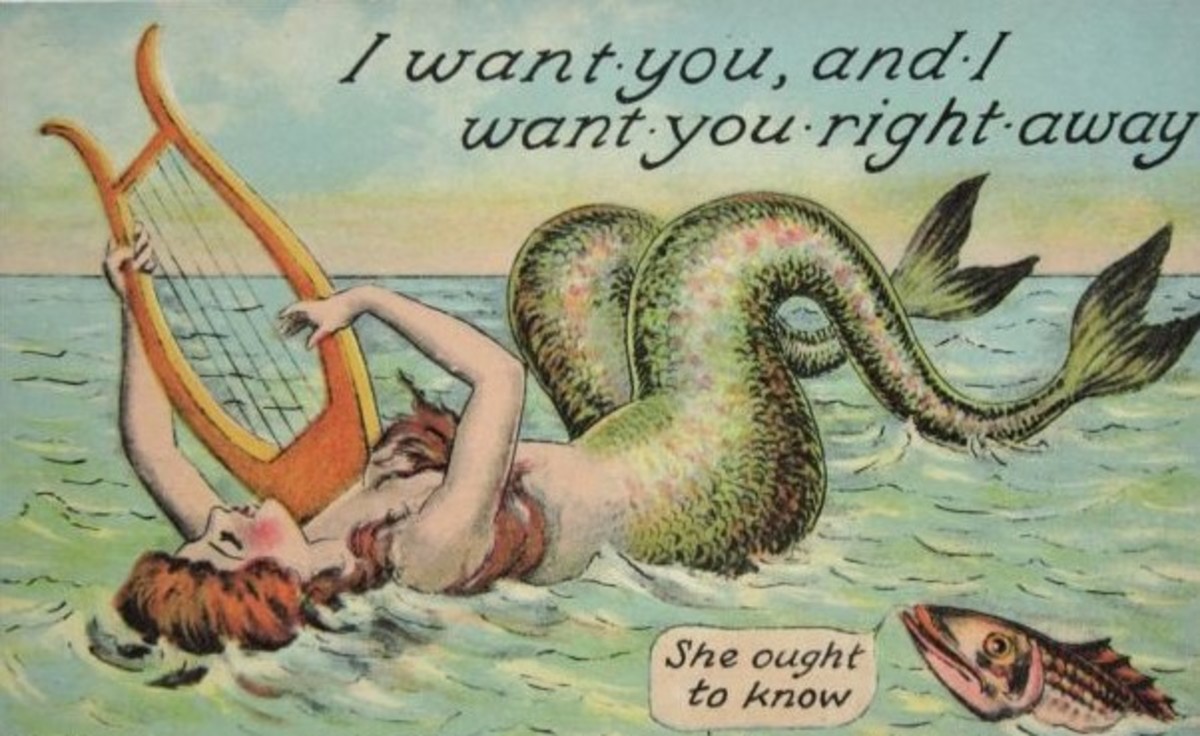 Many commentators note that a two-tailed mermaid offers more obvious "romantic" possibilities than one with a single tail.
