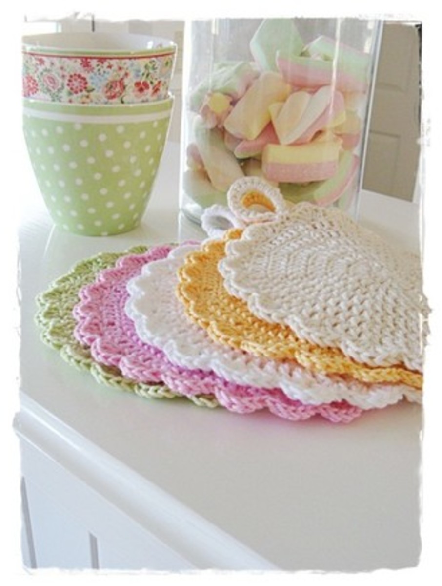 Crochet Dishcloths And Potholders Free Patterns