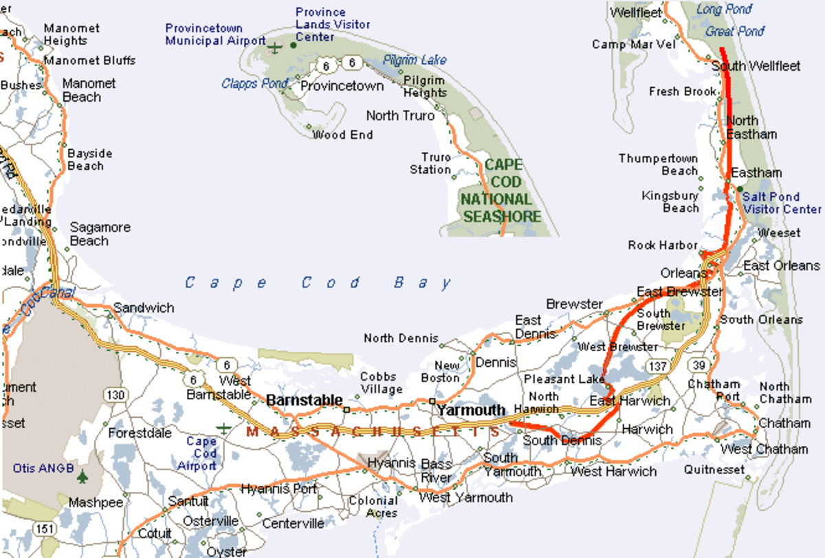 Map of Cape Cod