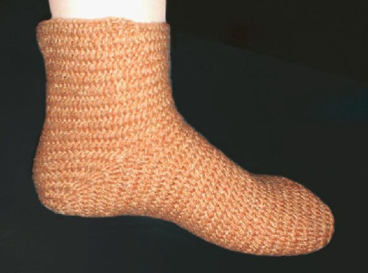 An ancient method of knitting produced dense socks.