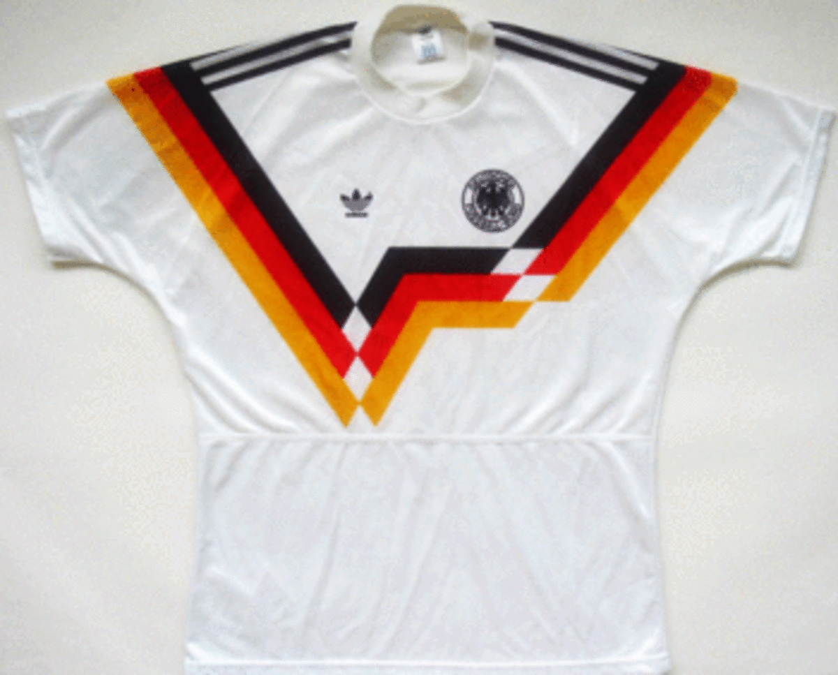 West Germany Soccer Jersey 1990 World Cup