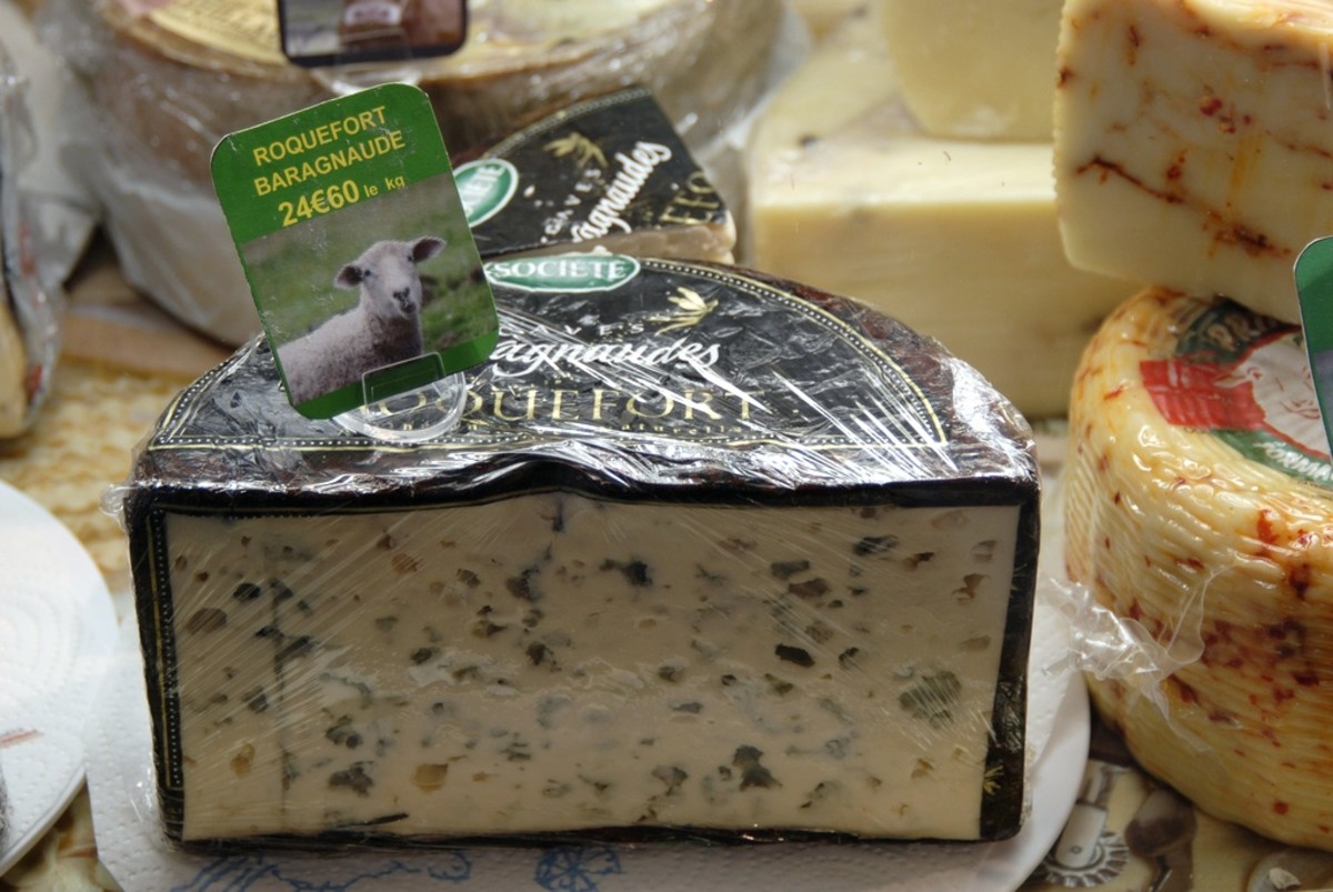French Roquefort cheese