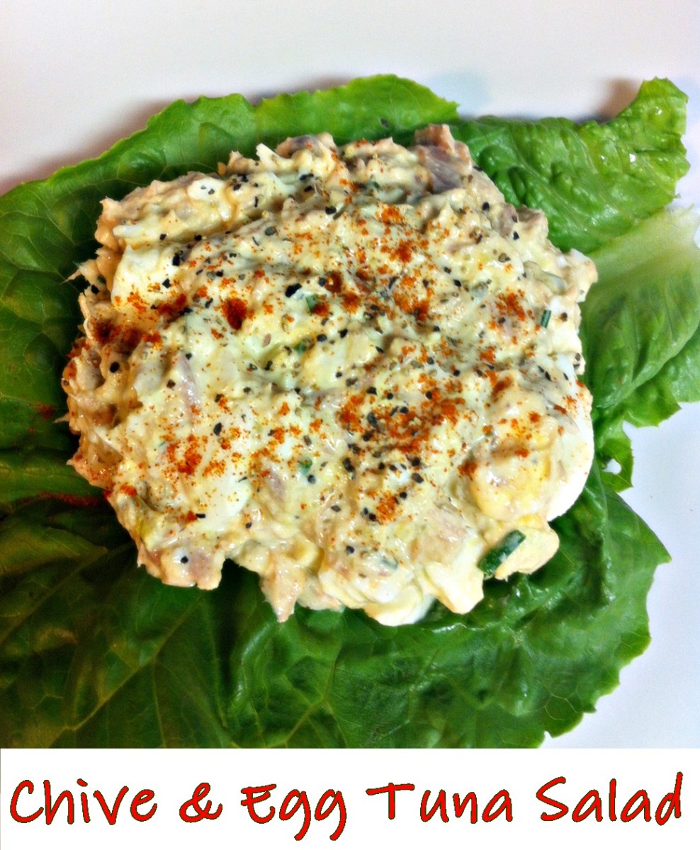 Simple & Delicious- Chive & Egg Tuna Salad Recipe