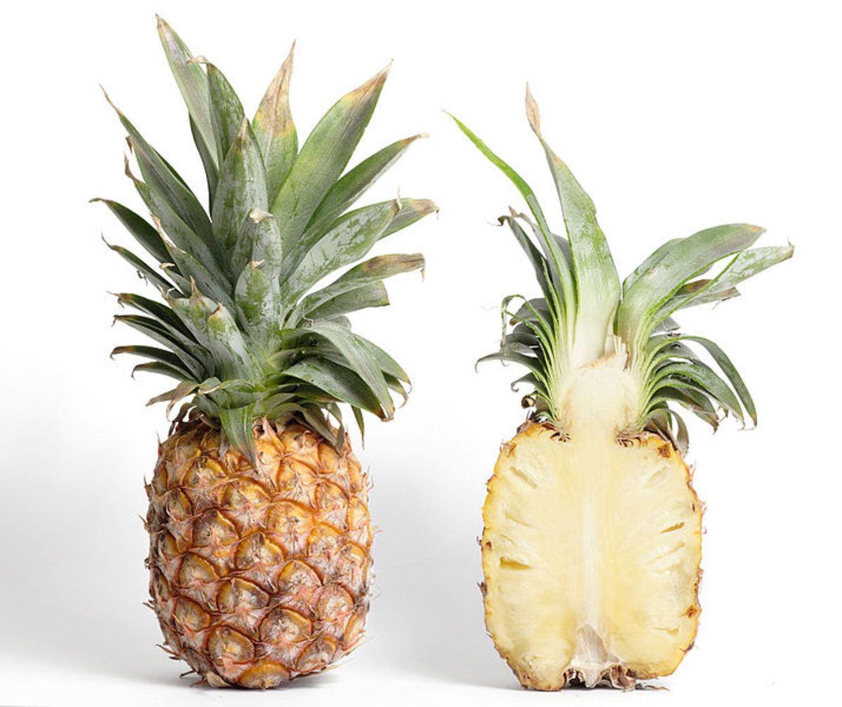 Pineapple and its cross section