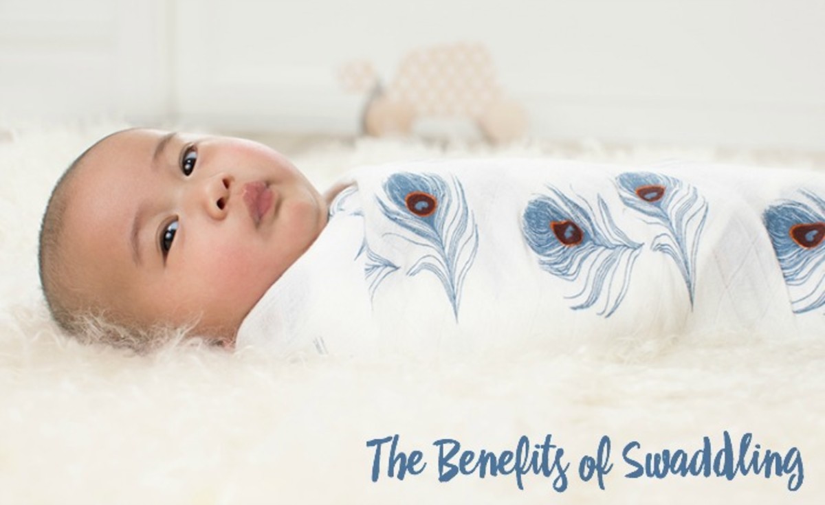 The pressure swaddling creates gives newborns a sense of comfort and security.