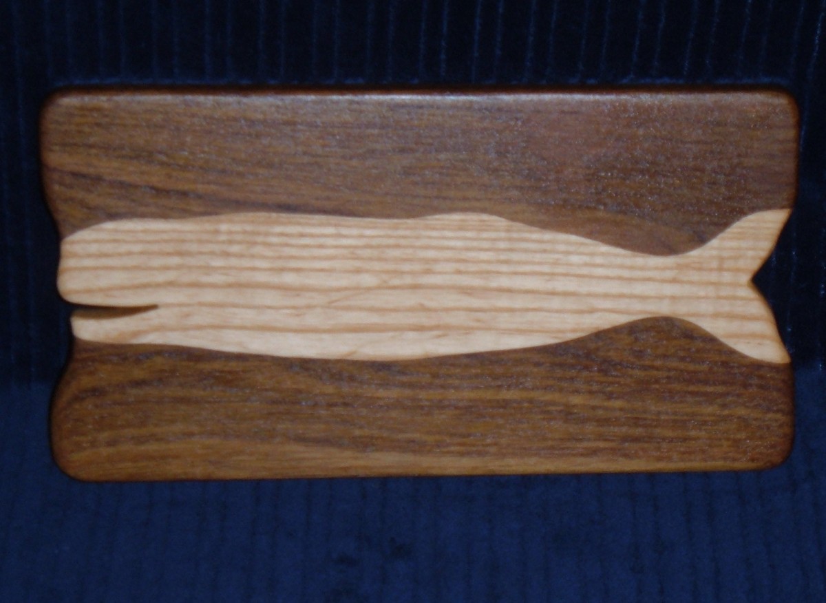 Whale Wood Cutting Board