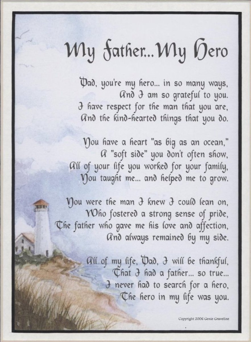 Inspirational Father Birthday Poem