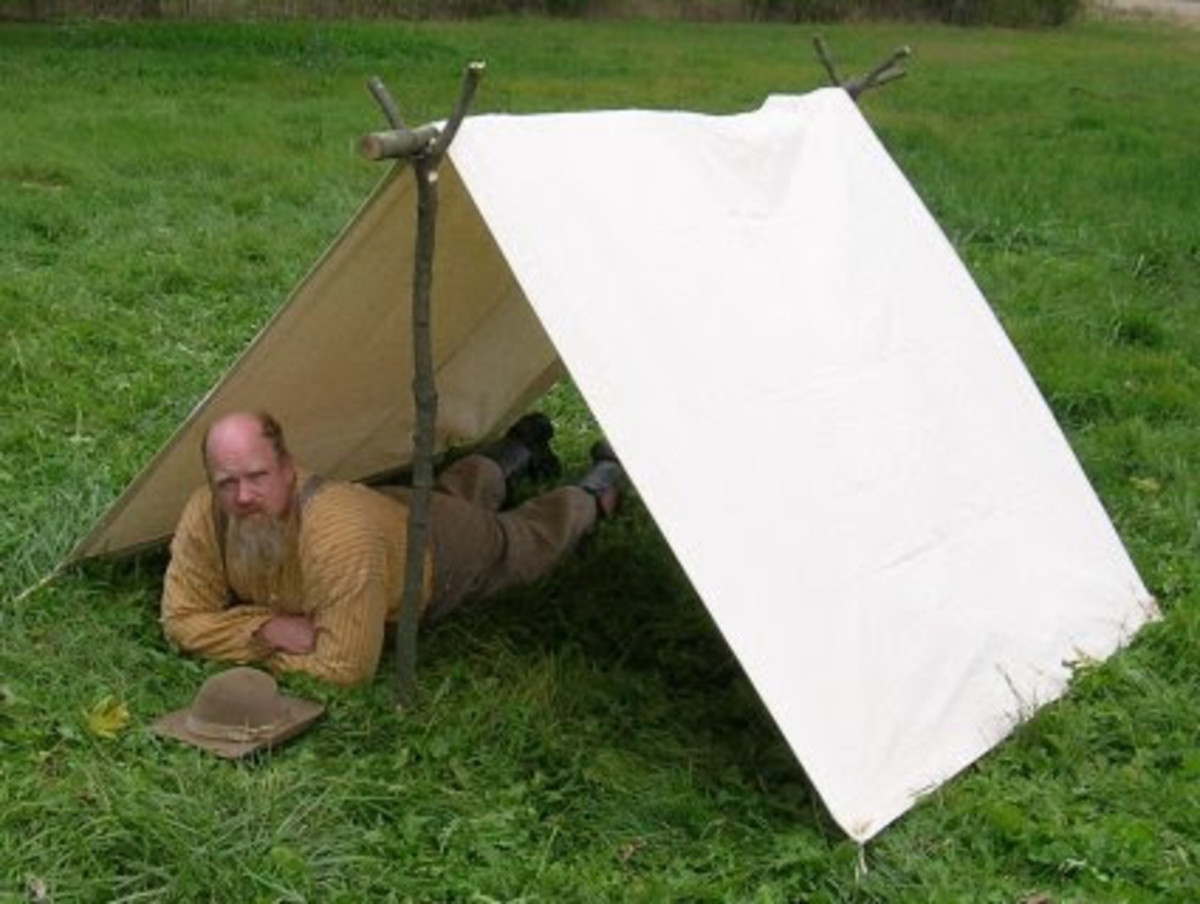 Modern day representation of a Shelter Tent