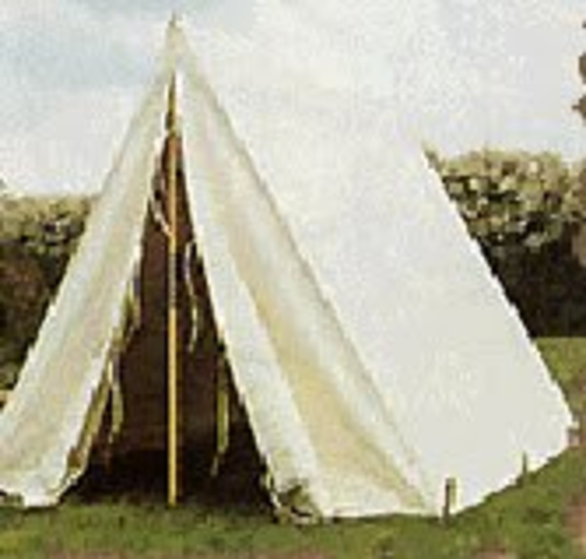 Modern representation of a Wedge Tent