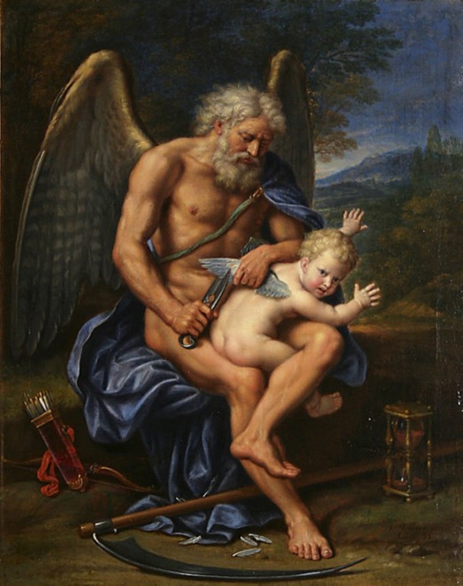 Time Clipping Cupid's Wings, 1694 