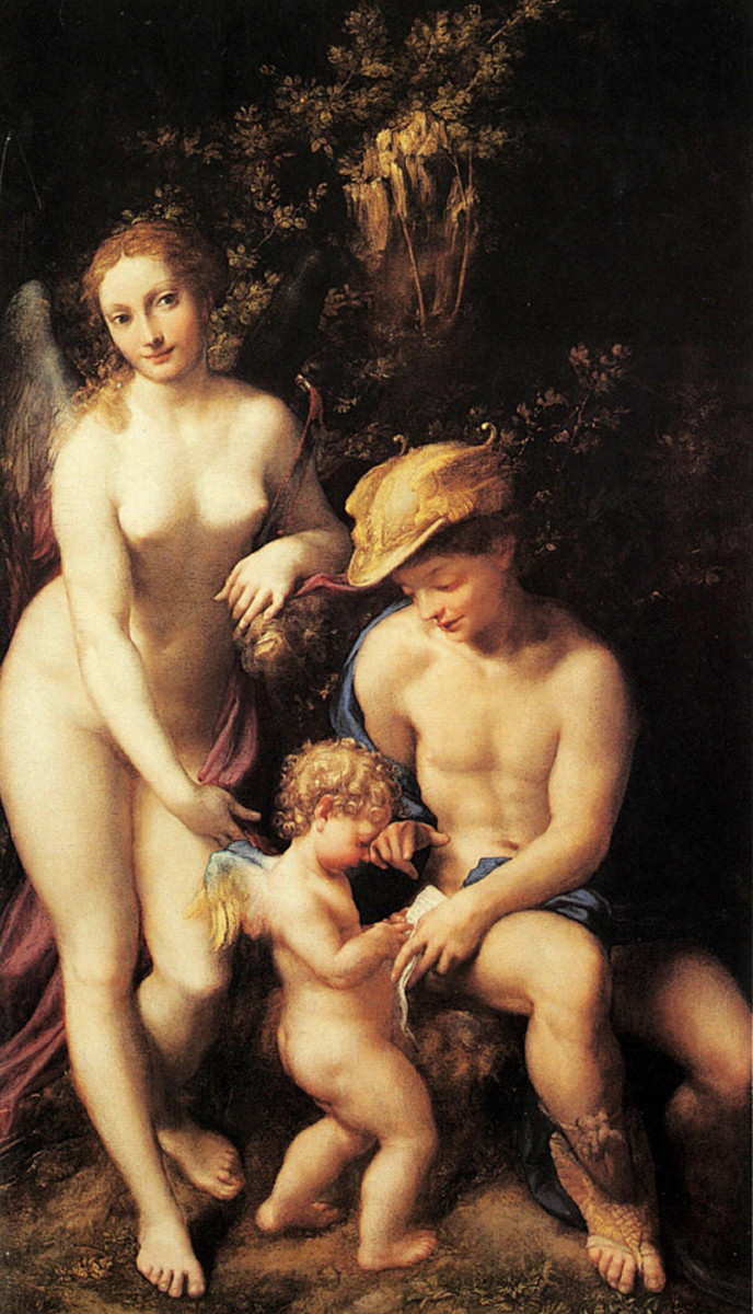 Venus with Mercury and Cupid 
