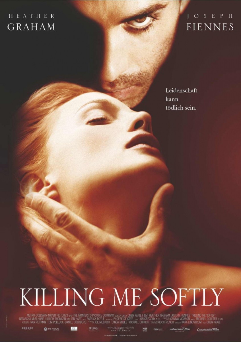 Movie Poster - Killing me Softly. Starring Heather Graham and Joseph Fiennes